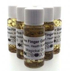 10ml Five Finger Grass Herbal Spell Oil Wisdom Health Power